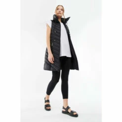 Barbour International Barbour® International Lightweight Quilted Longline Cayman Gilet Pink -Barbour International Shop unnamed file 1734