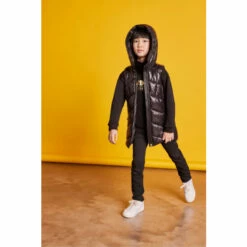 Barbour International Barbour® International Girls Black Rafaela Gilet -Barbour International Shop unnamed file 1771