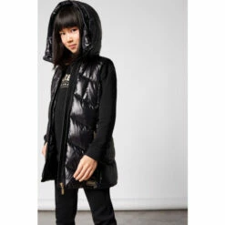 Barbour International Barbour® International Girls Black Rafaela Gilet -Barbour International Shop unnamed file 1777