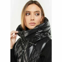 Barbour International Barbour® International Platinum Diamond Quilt Longline Belted Rhodium Black Gilet -Barbour International Shop unnamed file 1784