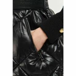 Barbour International Barbour® International Platinum Diamond Quilt Longline Belted Rhodium Black Gilet -Barbour International Shop unnamed file 1786