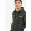 Barbour International Barbour® International Racer Reed Quilted Padded Gilet Black