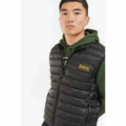 Barbour International Barbour® International Racer Reed Quilted Padded Gilet Black