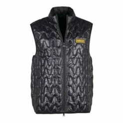 Barbour International Barbour® International Wave Quilted Padded Gilet Black -Barbour International Shop unnamed file 1811