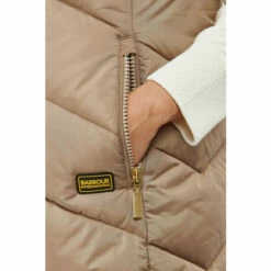 Barbour International Barbour® International Padded Longline Rafaela Gilet Green -Barbour International Shop unnamed file 1854