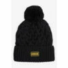 Barbour International Barbour® International Black Drift Cable Beanie Hat