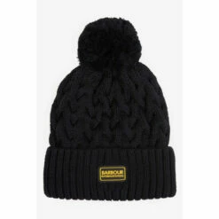 Barbour International Barbour® International Black Drift Cable Beanie Hat