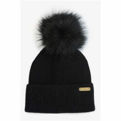 Barbour International Barbour® International Girls Mallory Black Pom Beanie -Barbour International Shop unnamed file 1942