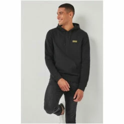 Barbour International Barbour® International Essential Overhead Hoodie Grey