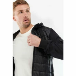 Barbour International Barbour® International Black Baffle Puffer Zip Hoodie -Barbour International Shop unnamed file 2037