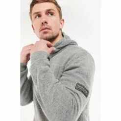 Barbour International Barbour® International Grey Renzo Half Zip Hoodie -Barbour International Shop unnamed file 2066