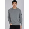 Barbour International Barbour® International Grey Cotton Crew Neck Sweater -Barbour International Shop unnamed file 2085