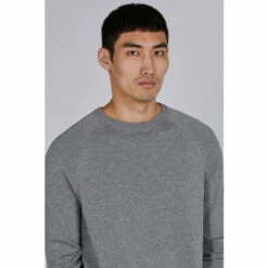 Barbour International Barbour® International Grey Cotton Crew Neck Sweater -Barbour International Shop unnamed file 2088