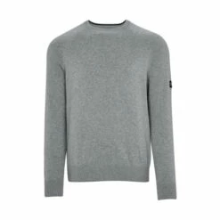 Barbour International Barbour® International Grey Cotton Crew Neck Sweater -Barbour International Shop unnamed file 2089