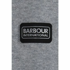 Barbour International Barbour® International Grey Cotton Crew Neck Sweater -Barbour International Shop unnamed file 2090