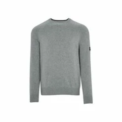 Barbour International Barbour® International Grey Cotton Crew Neck Sweater -Barbour International Shop unnamed file 2092