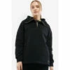 Barbour International Barbour® International Zip Neck Rafaela Sweatshirt Black