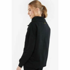 Barbour International Barbour® International Zip Neck Rafaela Sweatshirt Black -Barbour International Shop unnamed file 2102