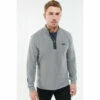 Barbour International Barbour® International Grey Beaker Half Zip Sweatshirt