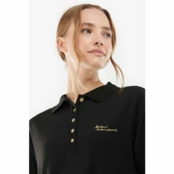 Barbour International Barbour® International Black Jersey Aleda Polo Dress -Barbour International Shop unnamed file 2146