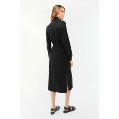 Barbour International Barbour® International Black Utility Artega Midi Dress -Barbour International Shop unnamed file 2155