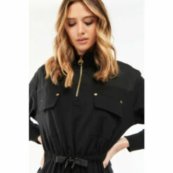 Barbour International Barbour® International Black Utility Artega Midi Dress -Barbour International Shop unnamed file 2156