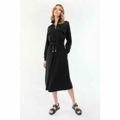 Barbour International Barbour® International Black Utility Artega Midi Dress -Barbour International Shop unnamed file 2157