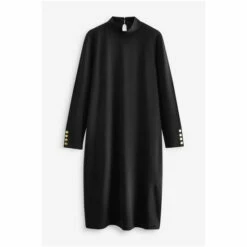 Barbour International Stretch Jersey Garcia Black Midi Dress -Barbour International Shop unnamed file 2183