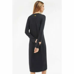 Barbour International Barbour® International Stretch Button Detail Santa Rosa Black Midi Dress -Barbour International Shop unnamed file 2192