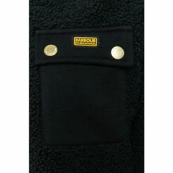 Barbour International Teddy Fur Monaco Zip Through Black Fleece -Barbour International Shop unnamed file 2392