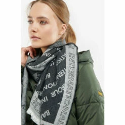 Barbour International Barbour® International Magna Black Wrap Scarf -Barbour International Shop unnamed file 2424