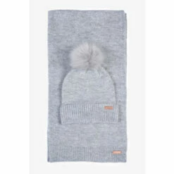 Barbour International Barbour® International Grey Sparkle Beanie And Scarf Gift Set