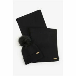 Barbour International Barbour® International Mallory Beanie And Scarf Black Gift Set -Barbour International Shop unnamed file 2441