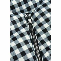 Barbour International Barbour® International Northumberland Platinum Black Check Maxi Padded Coat -Barbour International Shop unnamed file 2457