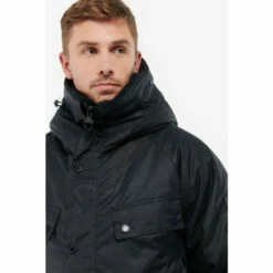 Barbour International Barbour® International Blue Duke Parka Wax Jacket -Barbour International Shop unnamed file 263