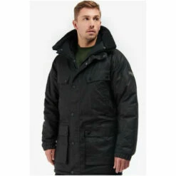Barbour International Barbour® International Black Duke Waxed Hooded Parka Jacket 9 Barbour International Barbour® International Black Duke Waxed Hooded Parka Jacket -Barbour International Shop unnamed file 274