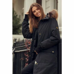 Barbour International Waterproof Blanca Black Parka Jacket -Barbour International Shop unnamed file 335