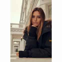 Barbour International Waterproof Blanca Black Parka Jacket -Barbour International Shop unnamed file 337