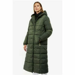 Barbour International Barbour® International Maxi Longline Padded Luxe Aleda Jacket Green -Barbour International Shop unnamed file 365