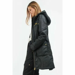 Barbour International Fur Lined Monaco Luxe Wax Black Jacket -Barbour International Shop unnamed file 37