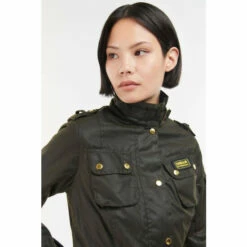 Barbour International Barbour® International Ladies Green Jacket -Barbour International Shop unnamed file 395