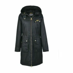 Barbour International Fur Lined Monaco Luxe Wax Black Jacket -Barbour International Shop unnamed file 45
