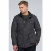 Barbour International Barbour® International Grey Duke Wax Jacket