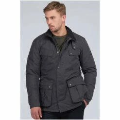 Barbour International Barbour® International Grey Duke Wax Jacket 6 Barbour International Barbour® International Grey Duke Wax Jacket -Barbour International Shop unnamed file 464