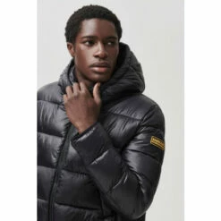 Barbour International Barbour® International Black Balfour Quilted Padded Parka Jacket -Barbour International Shop unnamed file 524