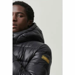 Barbour International Barbour® International Black Balfour Quilted Padded Parka Jacket -Barbour International Shop unnamed file 525