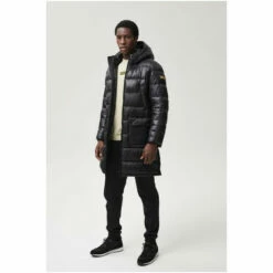 Barbour International Barbour® International Black Balfour Quilted Padded Parka Jacket -Barbour International Shop unnamed file 526