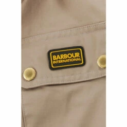 Barbour International Padded Longline Belted Trackline Beige Jacket -Barbour International Shop unnamed file 53