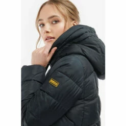 Barbour International Barbour® International Padded Salta Midi Jacket Green -Barbour International Shop unnamed file 565