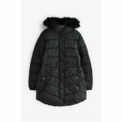 Barbour International Barbour® International Padded Fur Trim Cinched Waist Bahia Jacket Beige -Barbour International Shop unnamed file 577